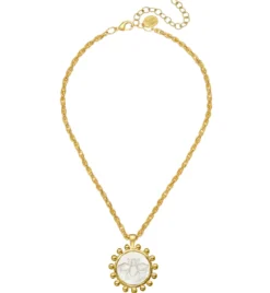 Sophie Engraved Bee Necklace