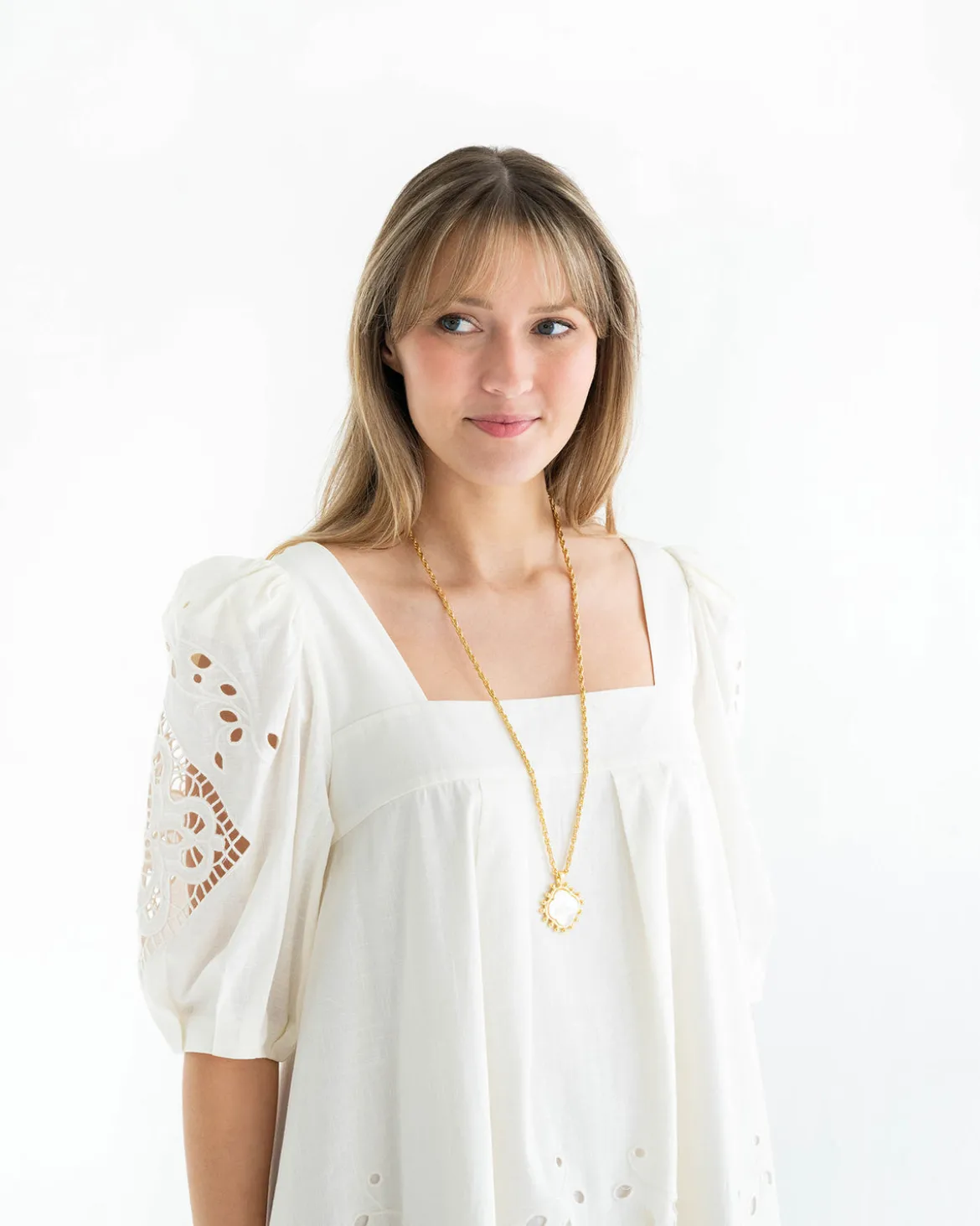 Sophie Long Clover Necklace