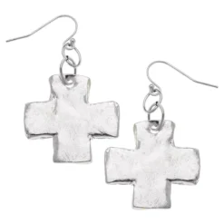 Square Cross Earrings