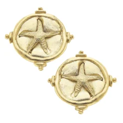 Starfish Intaglio Studs