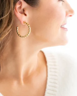 Studded Hoops