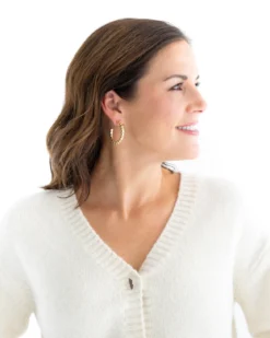 Studded Hoops