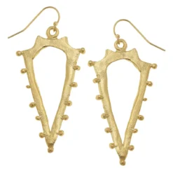 Studded Spear Earrings