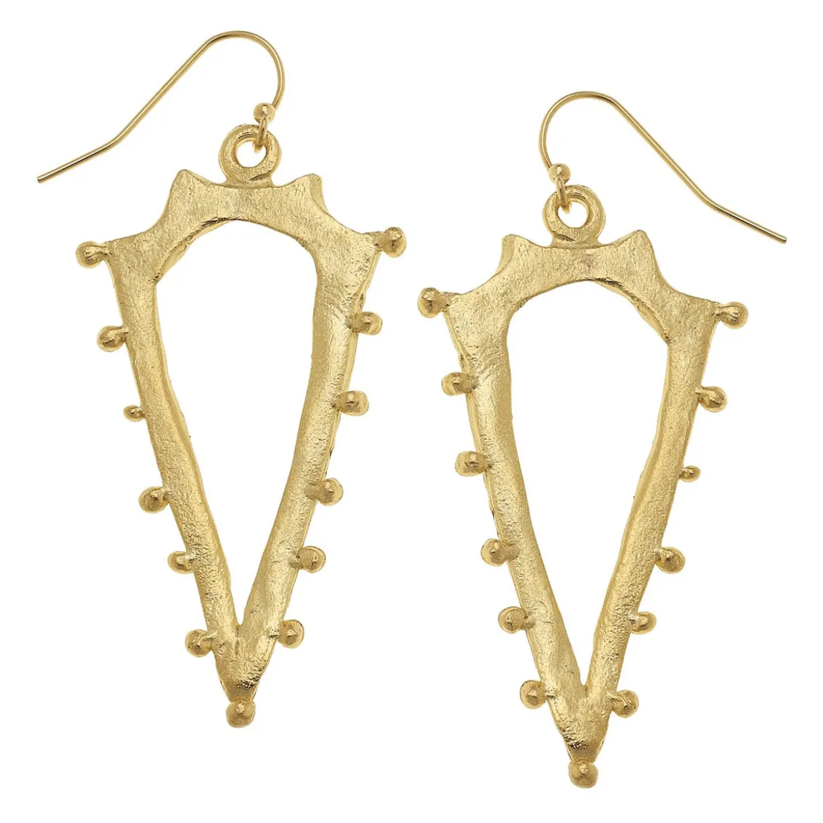 Studded Spear Earrings
