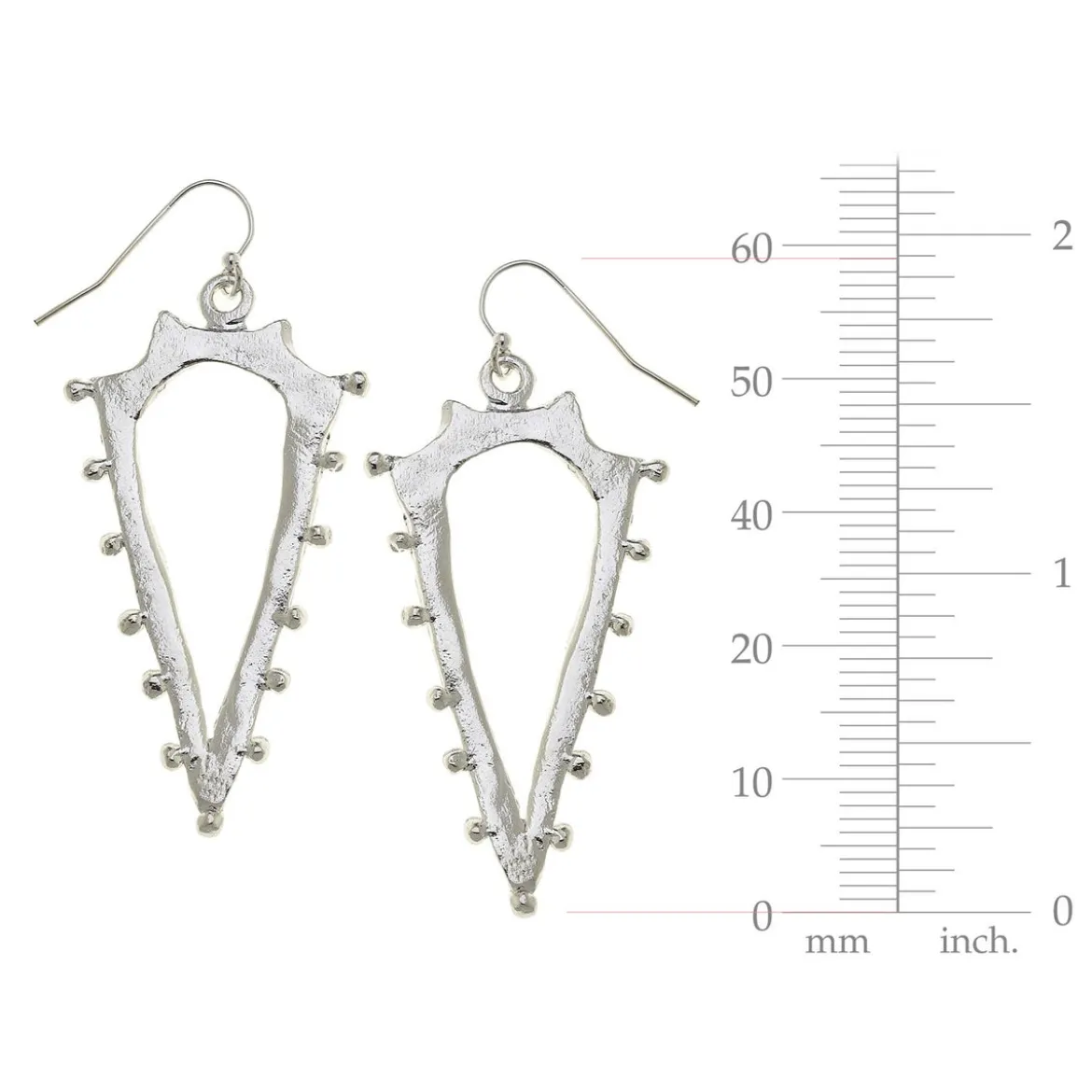 Studded Spear Earrings