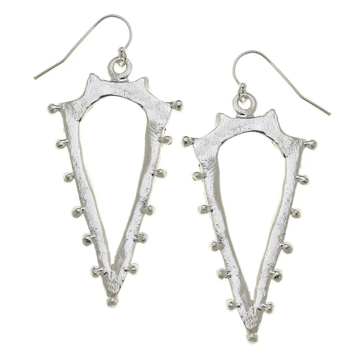 Studded Spear Earrings