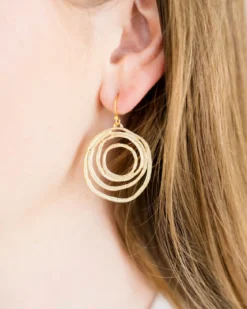 Swirl Cut Out Earrings