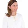 Tall Cross Toggle Necklace
