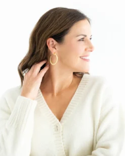 Textured Classic Hoops
