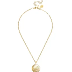 Tobacco Leaf Cable Necklace