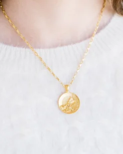 Tobacco Leaf Cable Necklace