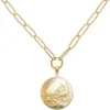 Tobacco Leaf Paperclip Necklace