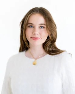 Tobacco Leaf Paperclip Necklace