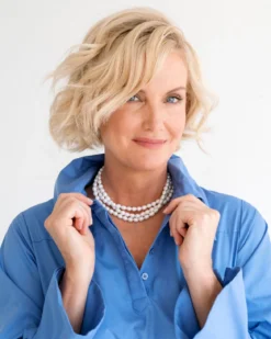 Triple Strand Pearl Necklace