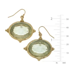 Venetian Glass Bee Earrings