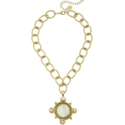 Venetian Glass Chain Necklace
