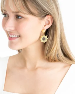 Venetian Glass Coin Earrings