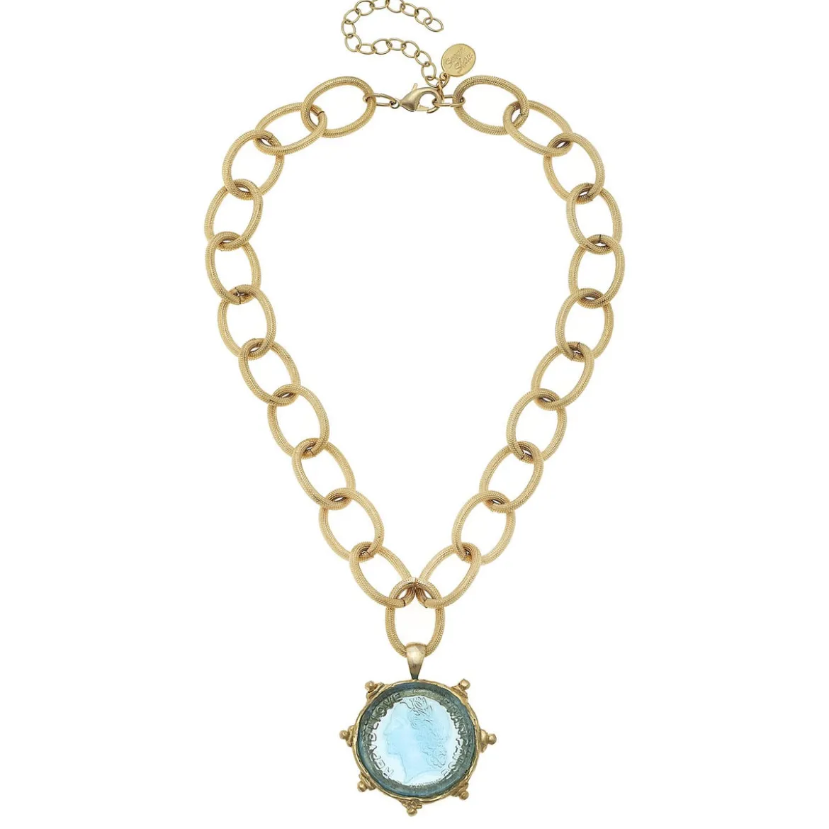 Venetian Glass Coin Necklace